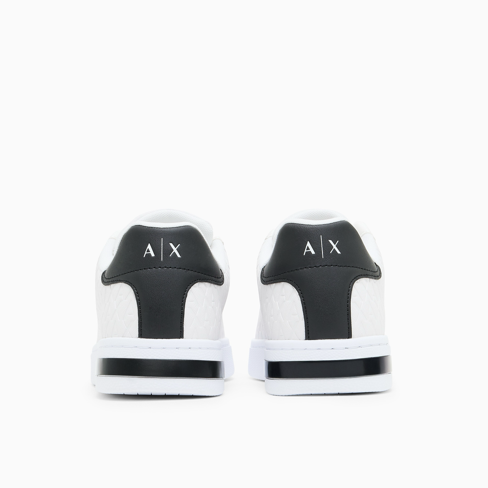 Мъжки бели кецове Armani Exchange Sneakers XM000140 AF11916 Heel View