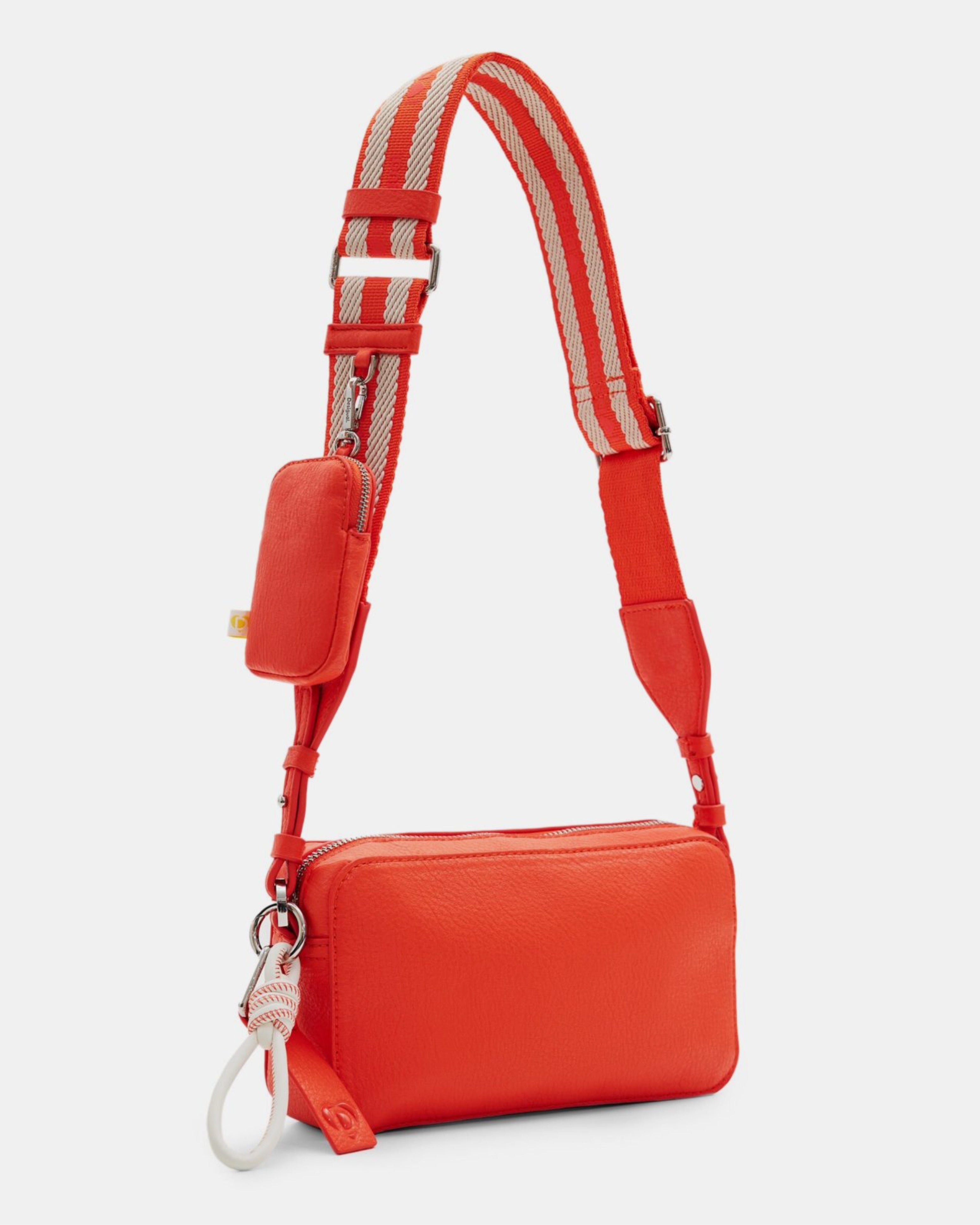 Дамска чанта за рамо Women’s shoulder bag Desigual S logo 24SAXP19 7009U Orange