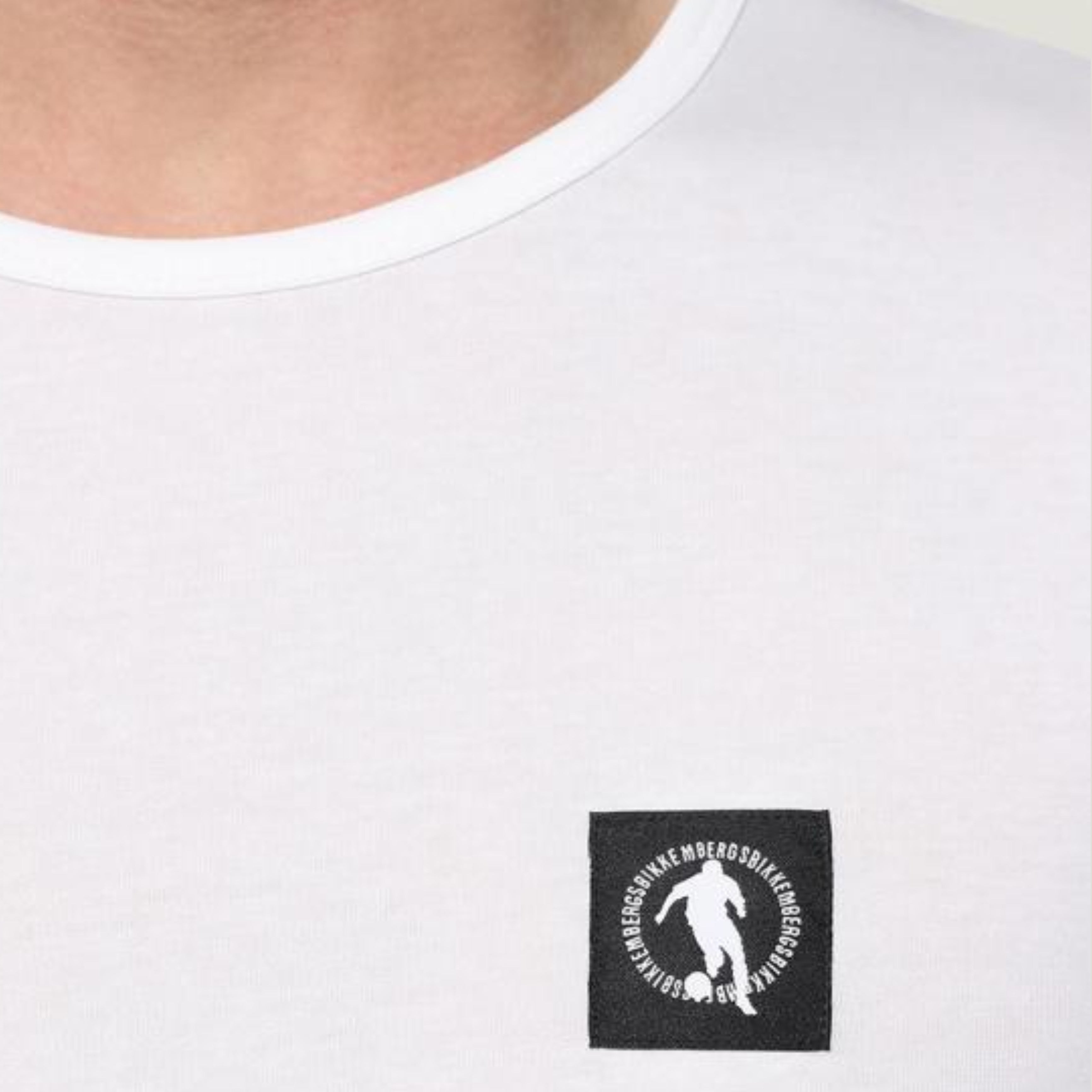 Мъжка тениска бельо в бяло Bikkembergs BKK1UTS07SI0000