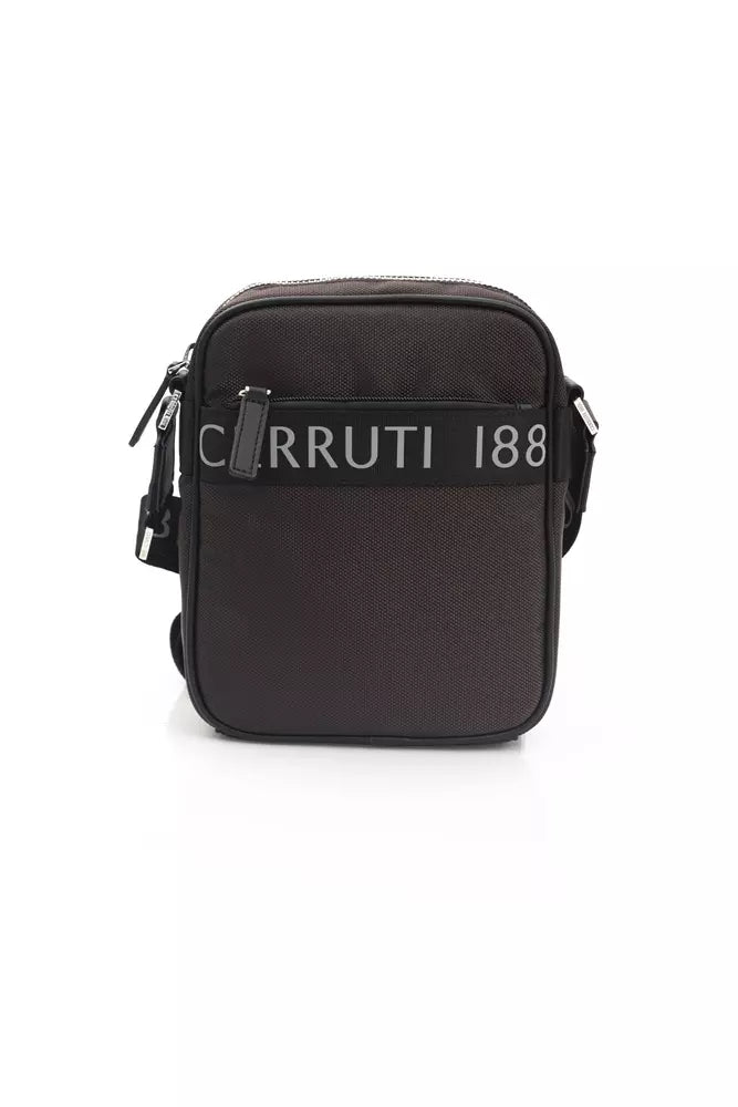 Кафява найлонова мъжка чанта Cerruti 1881