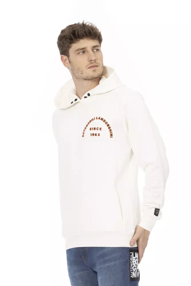 Мъжки суичър Men’s sweatshirt Automobili Lamborghini 72XBI005CJ315 005 White angled view