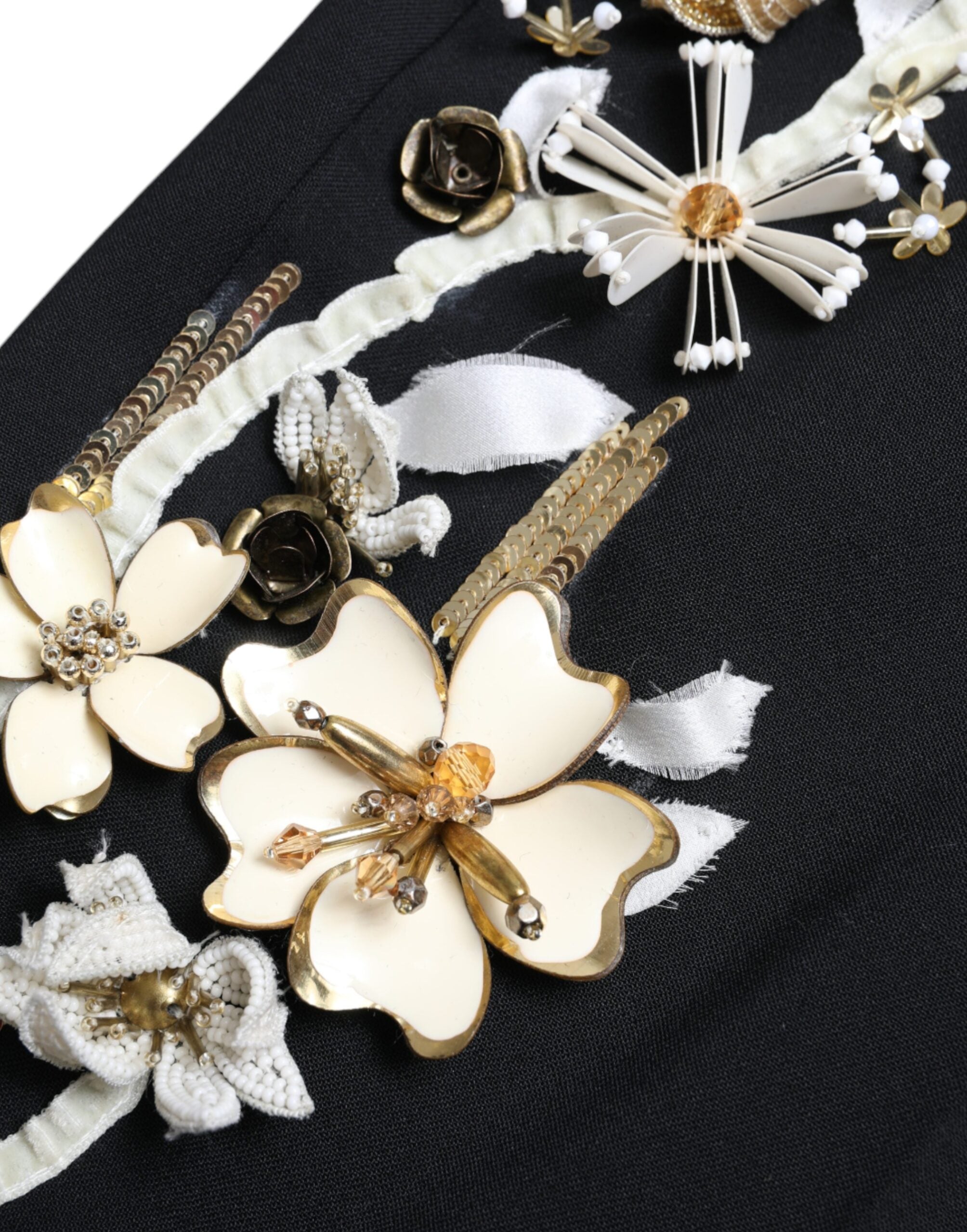 Dolce & Gabbana Елегантни стеснени панталони с висока талия на цветя