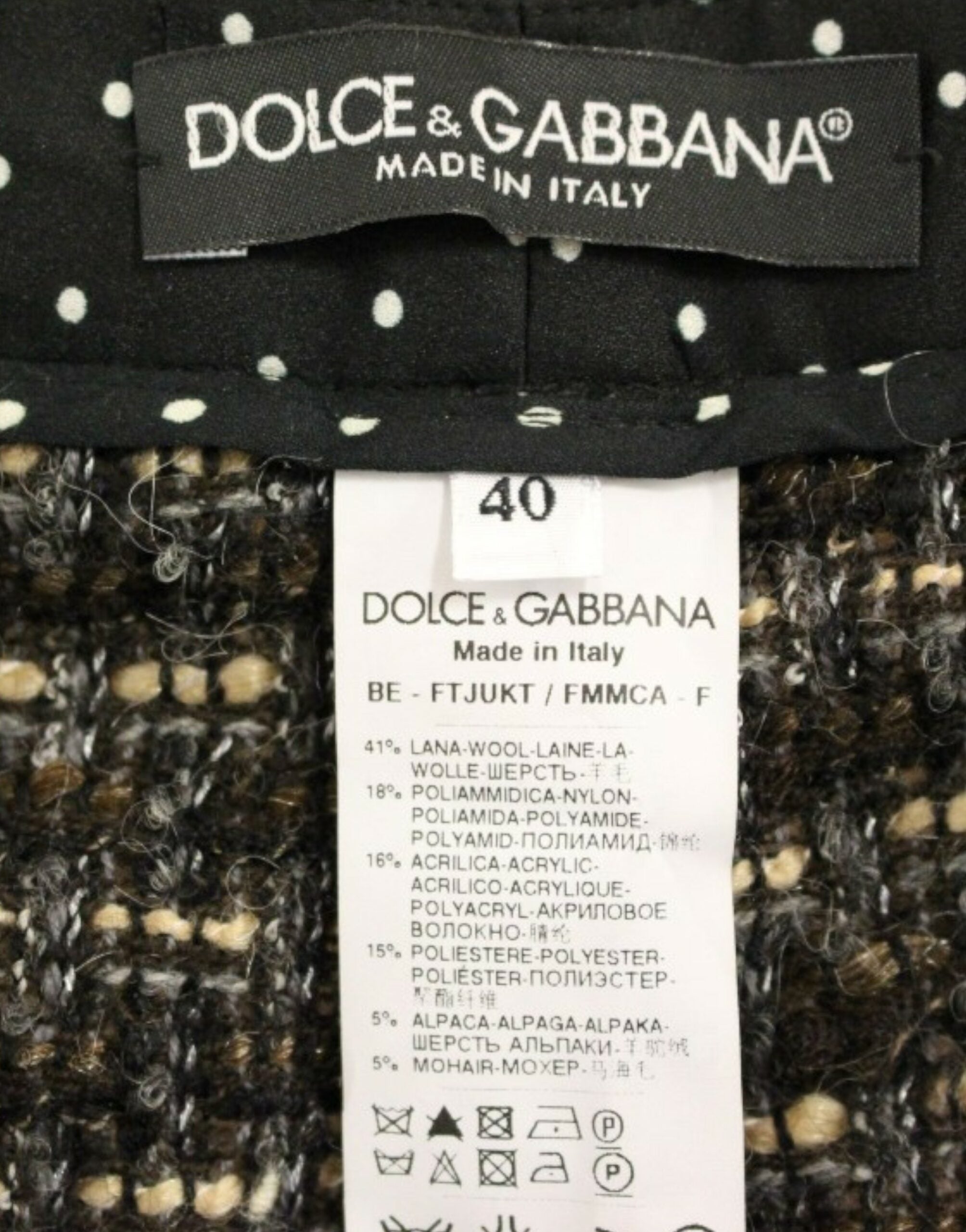 Dolce & Gabbana Елегантни многоцветни шорти от вълнена смес
