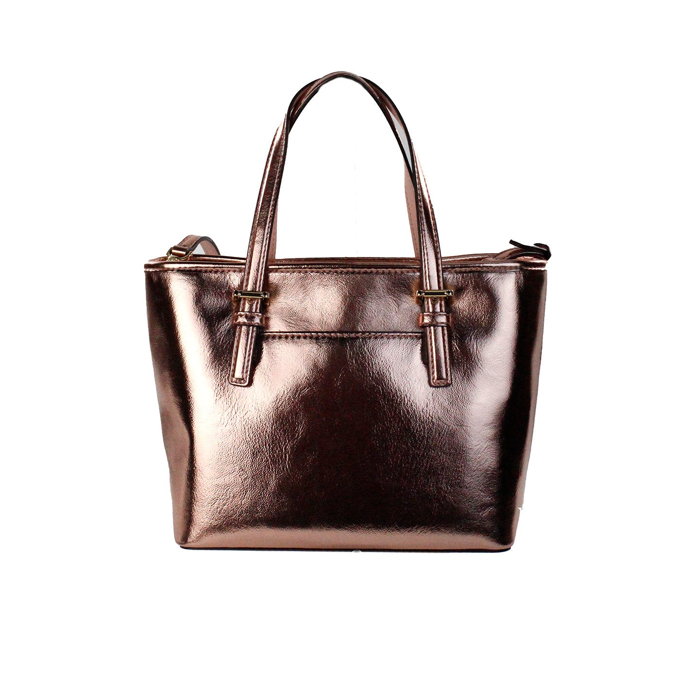 Michael Kors Jet Set Primrose Metallic XS Carryall Top Zip Tote Bag Портмоне