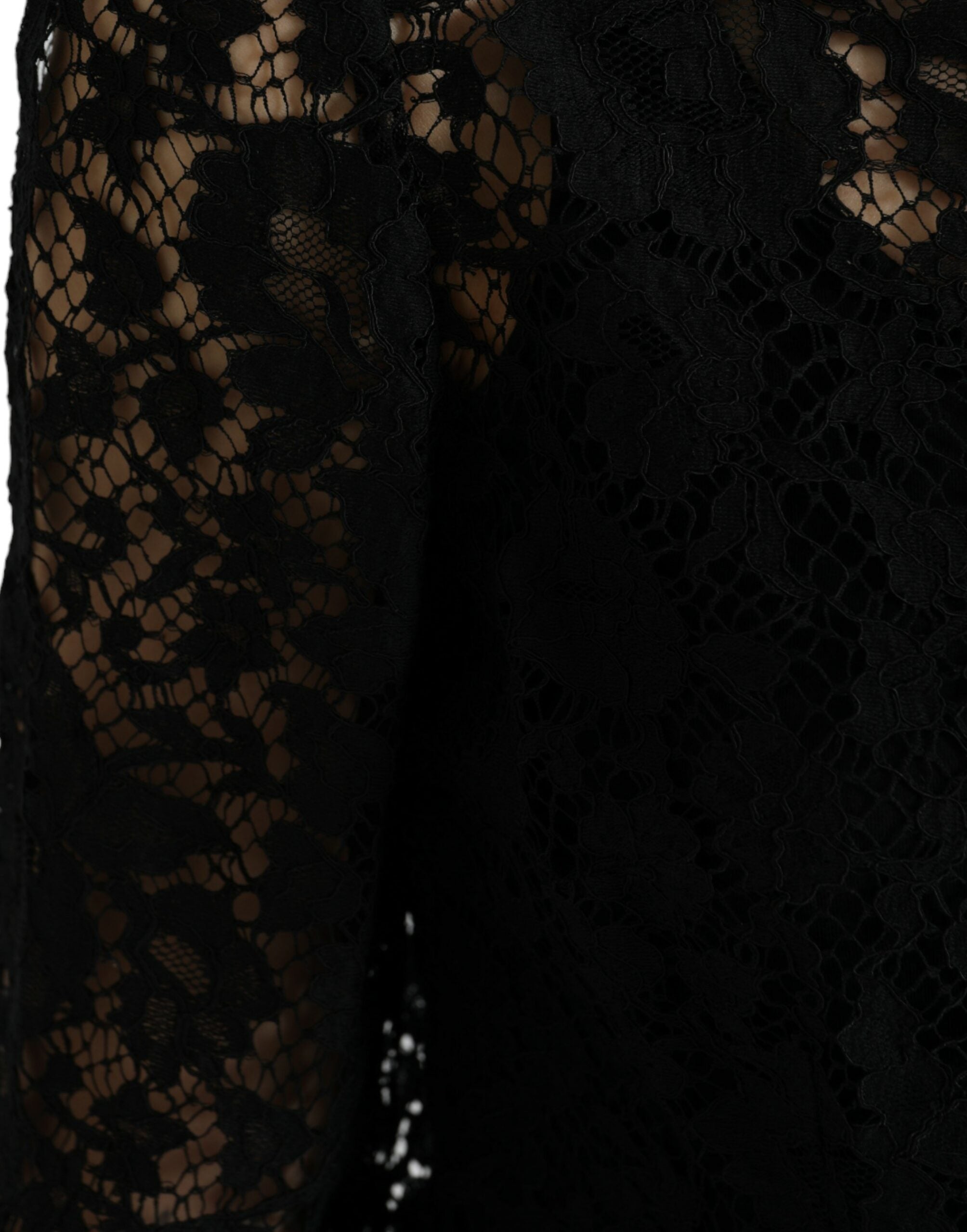 Елегантна флорална дантелена блуза Dolce & Gabbana