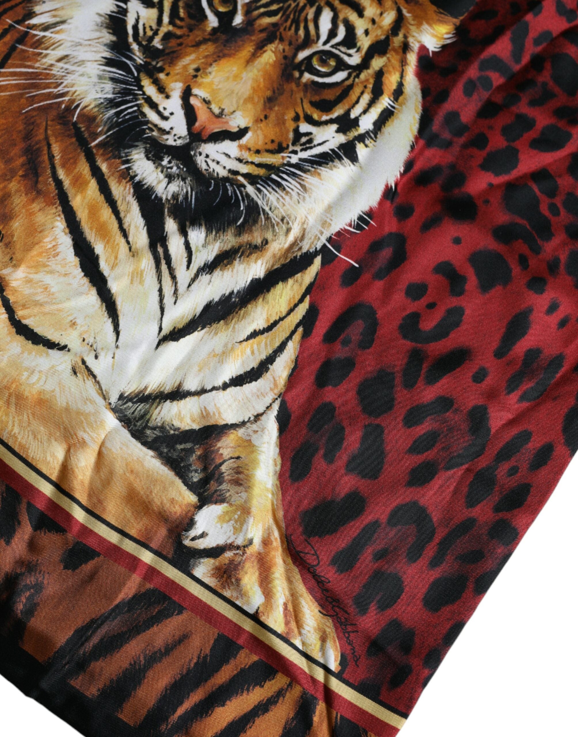 Dolce & Gabbana Tiger Print Men T-shirt