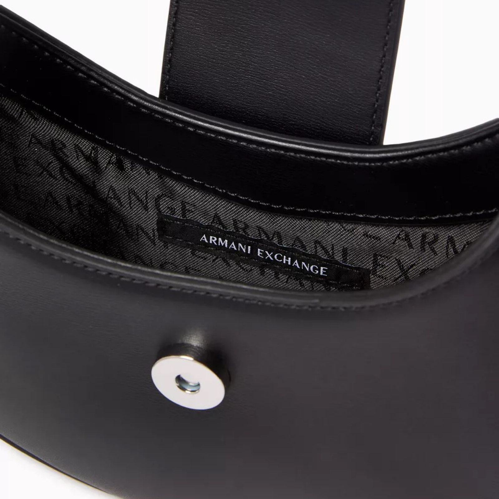 Дамска черна чанта Armani Exchange Women Shoulder Bag XW002565 AF12039 UC001 Inside View
