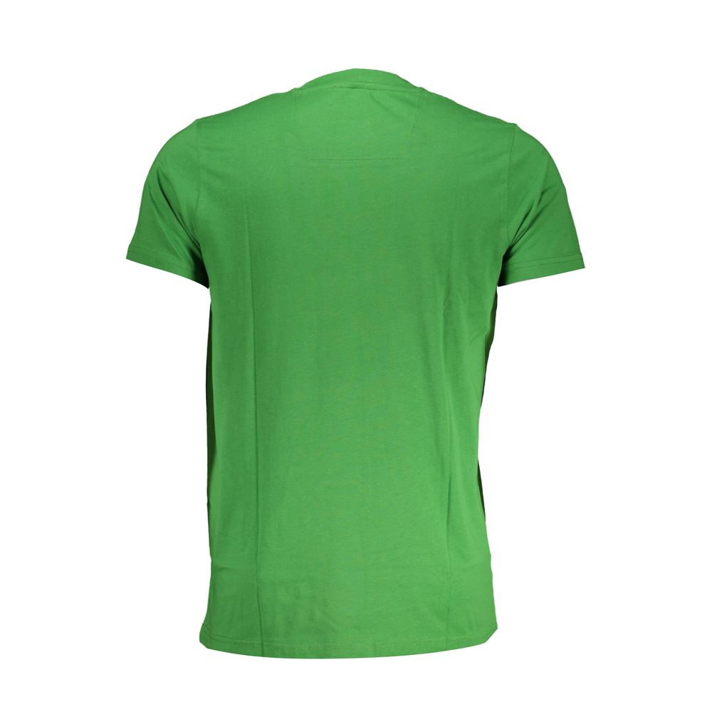 Мъжка тениска Men's t-shirt Cavalli Class
QXT62UJD060 07334 Green back view