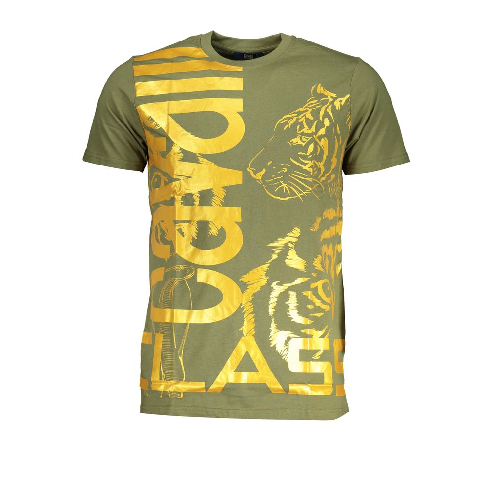 Мъжка тениска Men's t-shirt Cavalli Class
QXT63DJD060 04050 Military Green front view