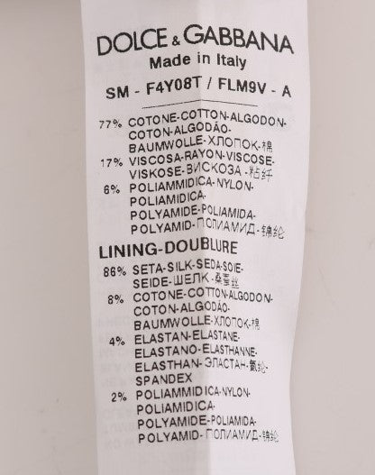 Dolce & Gabbana Елегантна флорална дантелена мини пола с А-силует