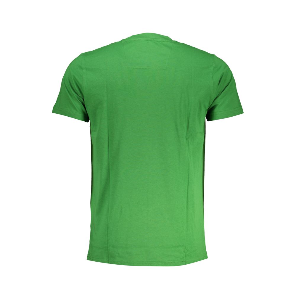 Мъжка тениска Men's t-shirt Cavalli Class
QXT63FJD060 07334 Green back view