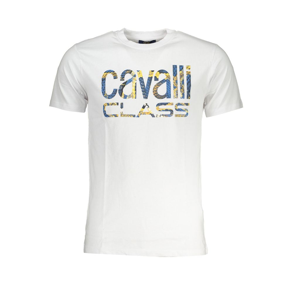 Мъжка тениска Men's t-shirt Cavalli Class
QXT63FJD060 00053 White front view