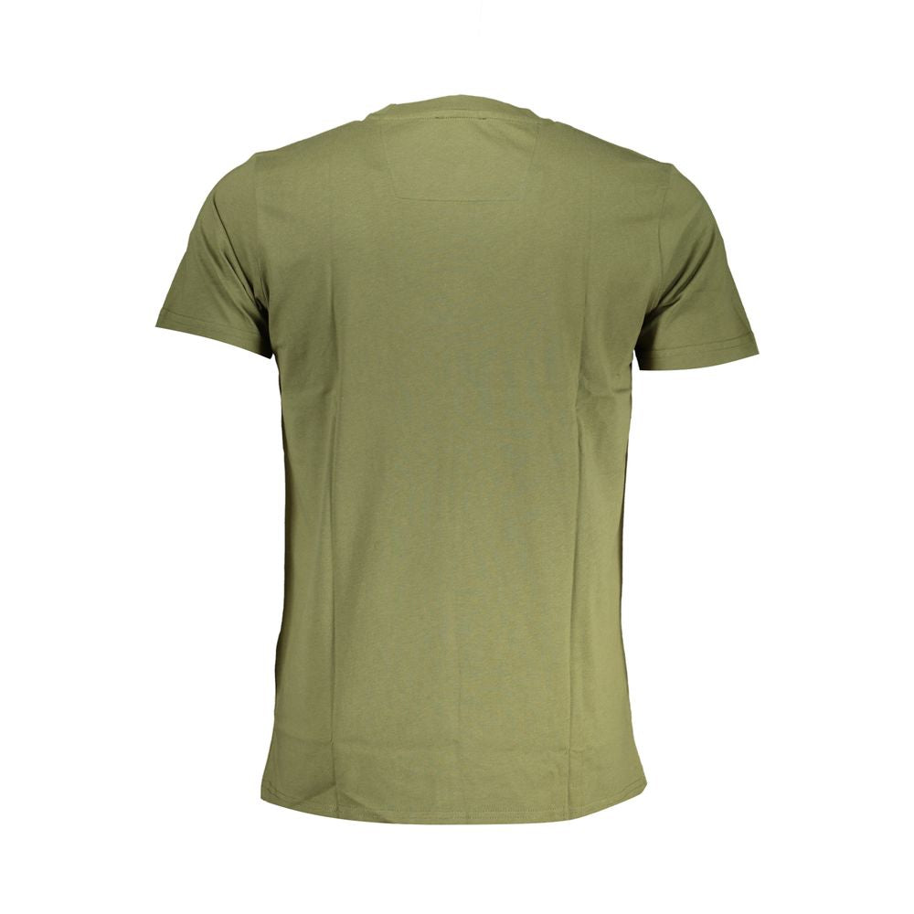 Мъжка тениска Men's t-shirt Cavalli Class
QXT62RJD060 04050 Military green back view