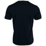 Тъмносиня памучна тениска с кръгло деколте и къси ръкави Dolce & Gabbana
