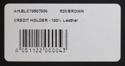 Елегантен кожен мъжки портфейл Billionaire Italian Couture в кафяво