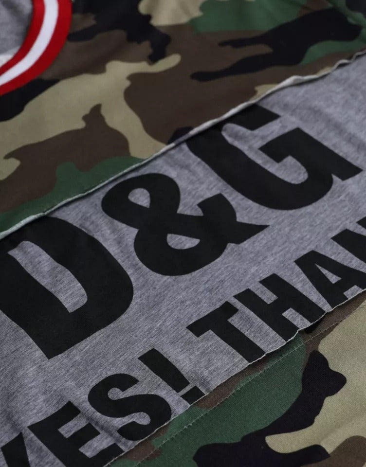 Мъжка камуфлажна тениска Dolce & Gabbana Camouflage Men T-shirt