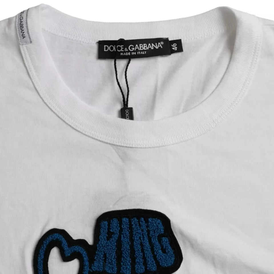 Dolce & Gabbana King Of Love Round Men T-shirt