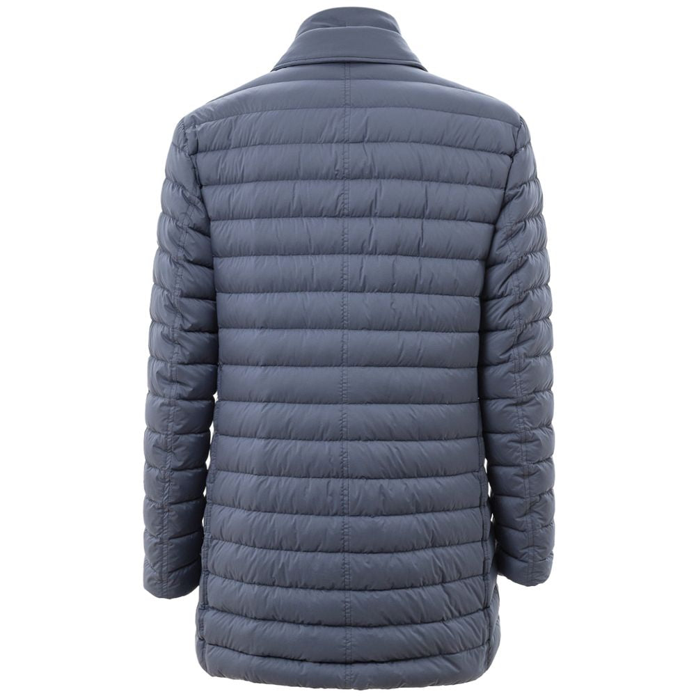 Мъжко дълго яке Long padded down jacket Herno PI07919U192889010 Avio back view