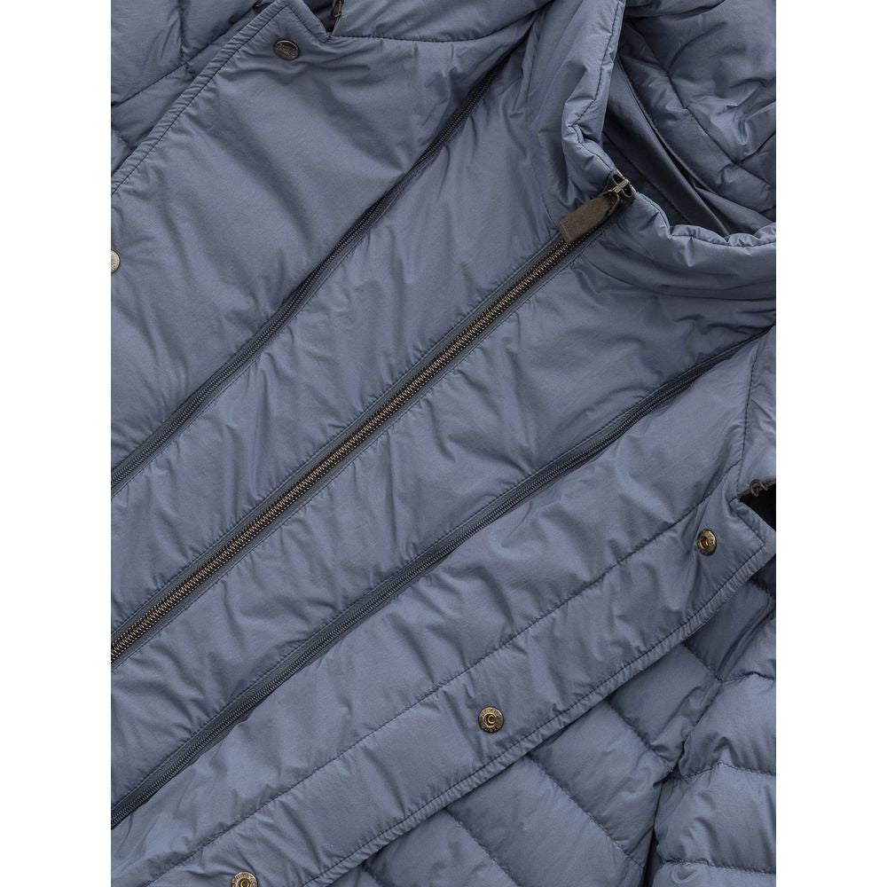 Мъжко дълго яке Long padded down jacket Herno PI07919U192889010 Avio close up view