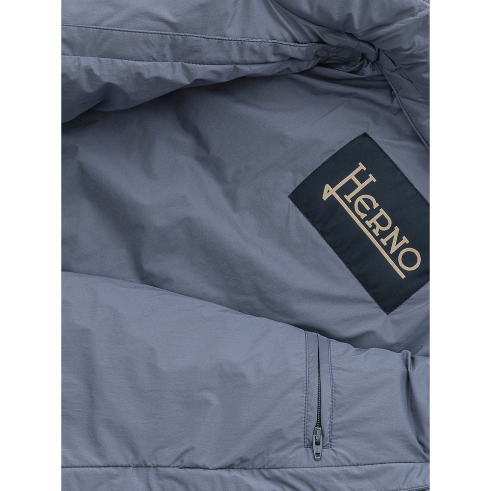 Мъжко дълго яке Long padded down jacket Herno PI07919U192889010 Avio inside view