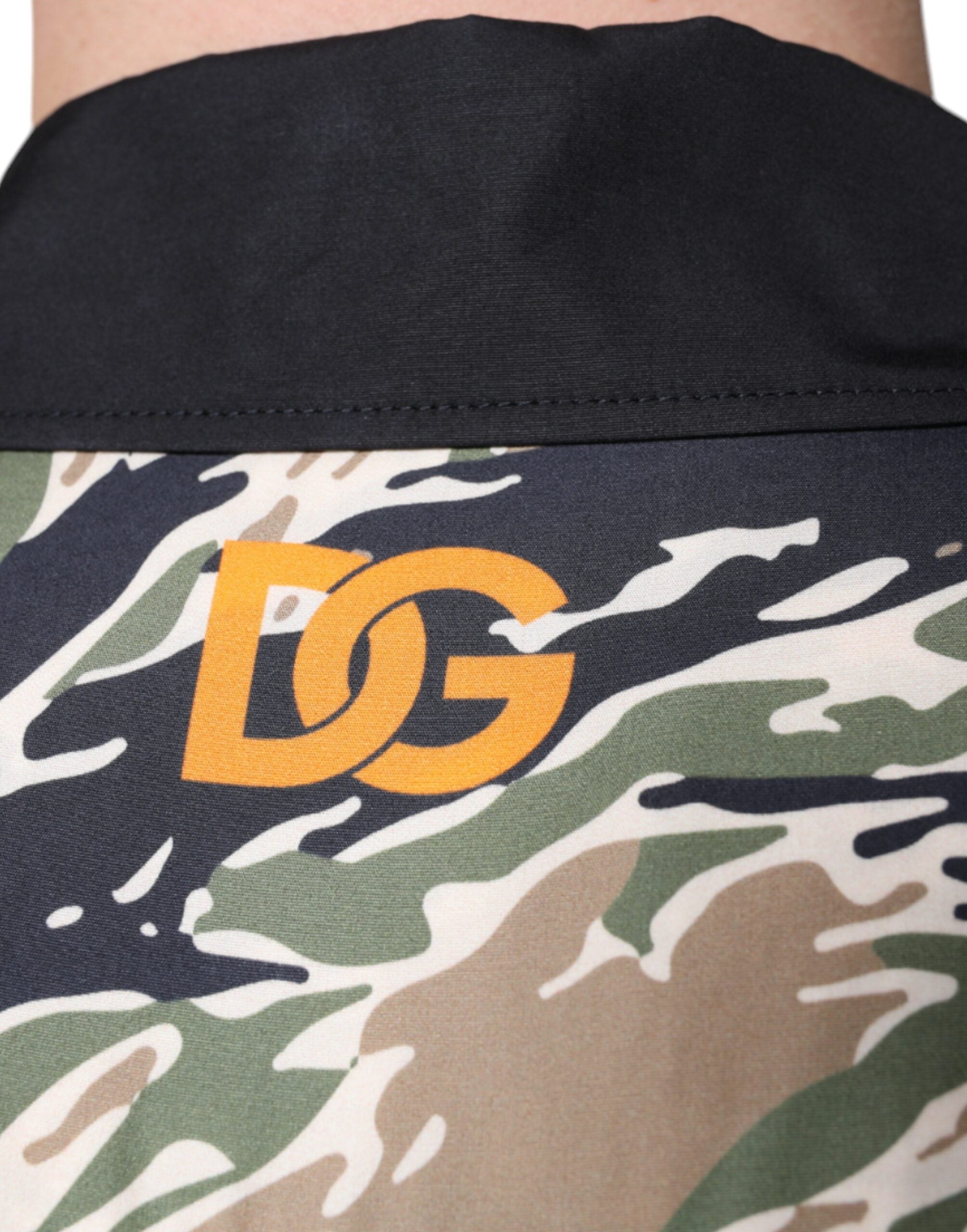 Dolce & Gabbana многоцветна камуфлажна мъжка ежедневна риза с копчета