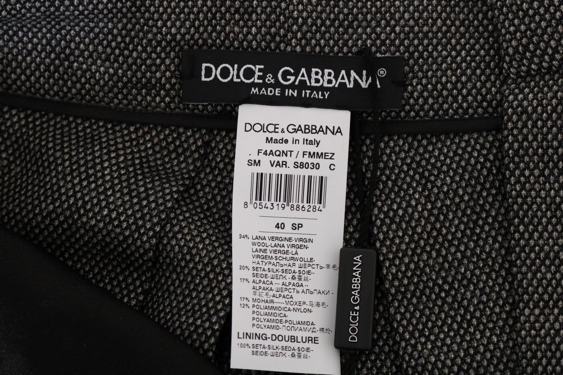Шик вълнени мини шорти с висока талия Dolce & Gabbana