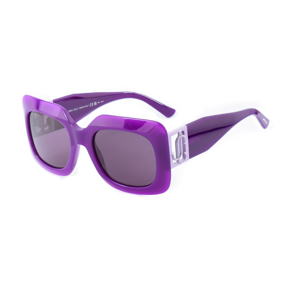 Слънчеви очила Jimmy Choo Purple Resin