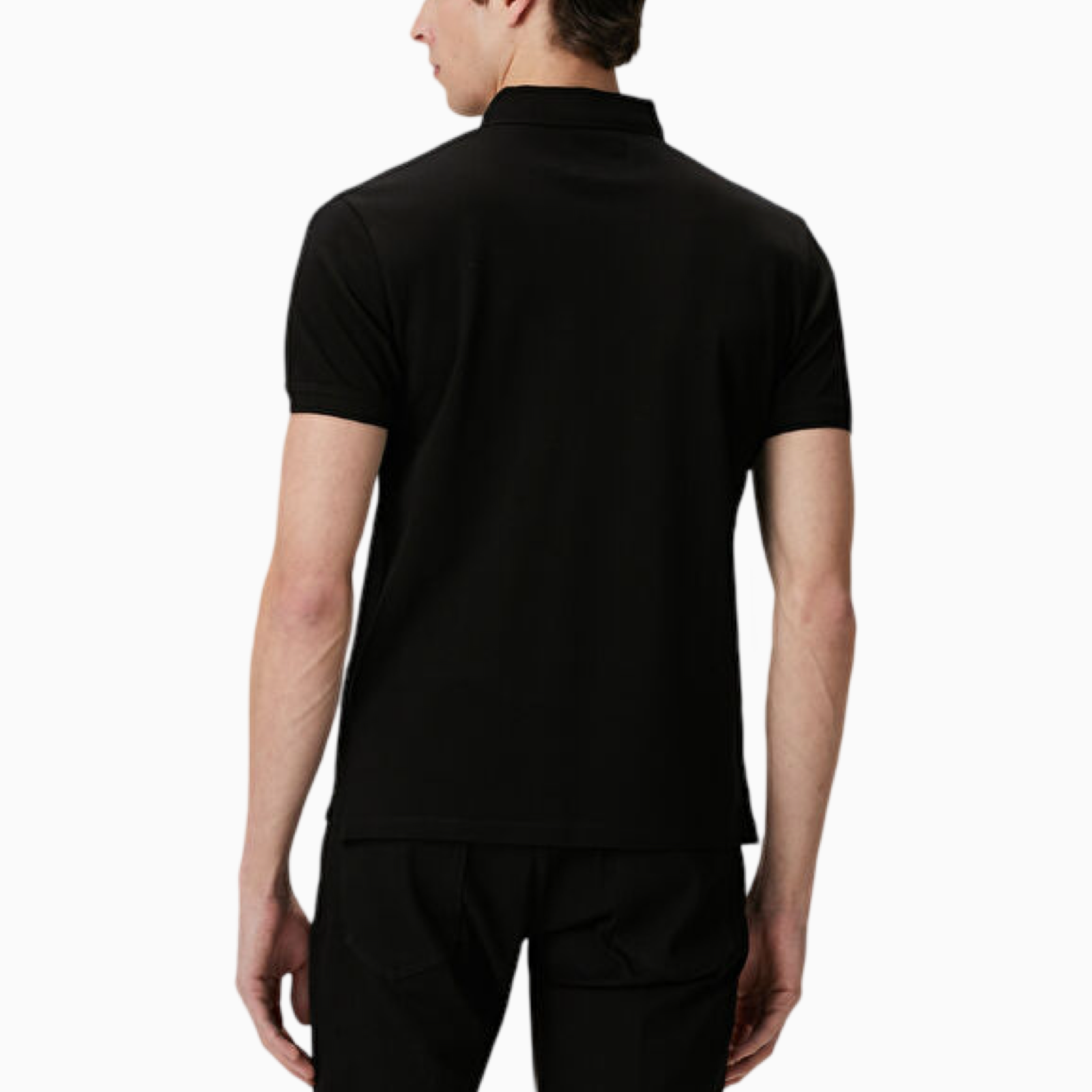 Мъжка черна поло тениска Emporio Armani EM000571 AF12331