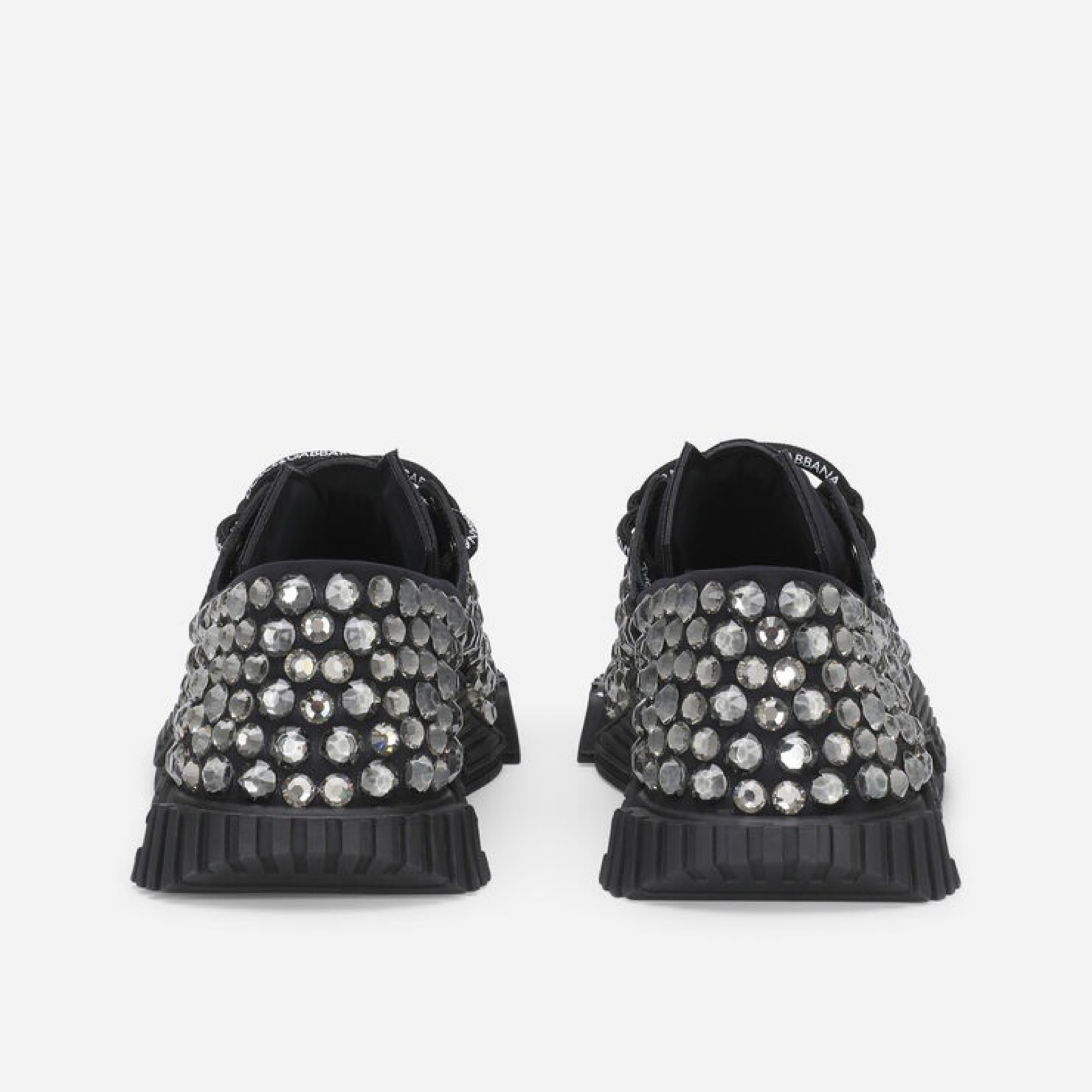 Dolce & Gabbana NS1 Embellished Women Sneakers CK2032 AY702 8S572 Heel View