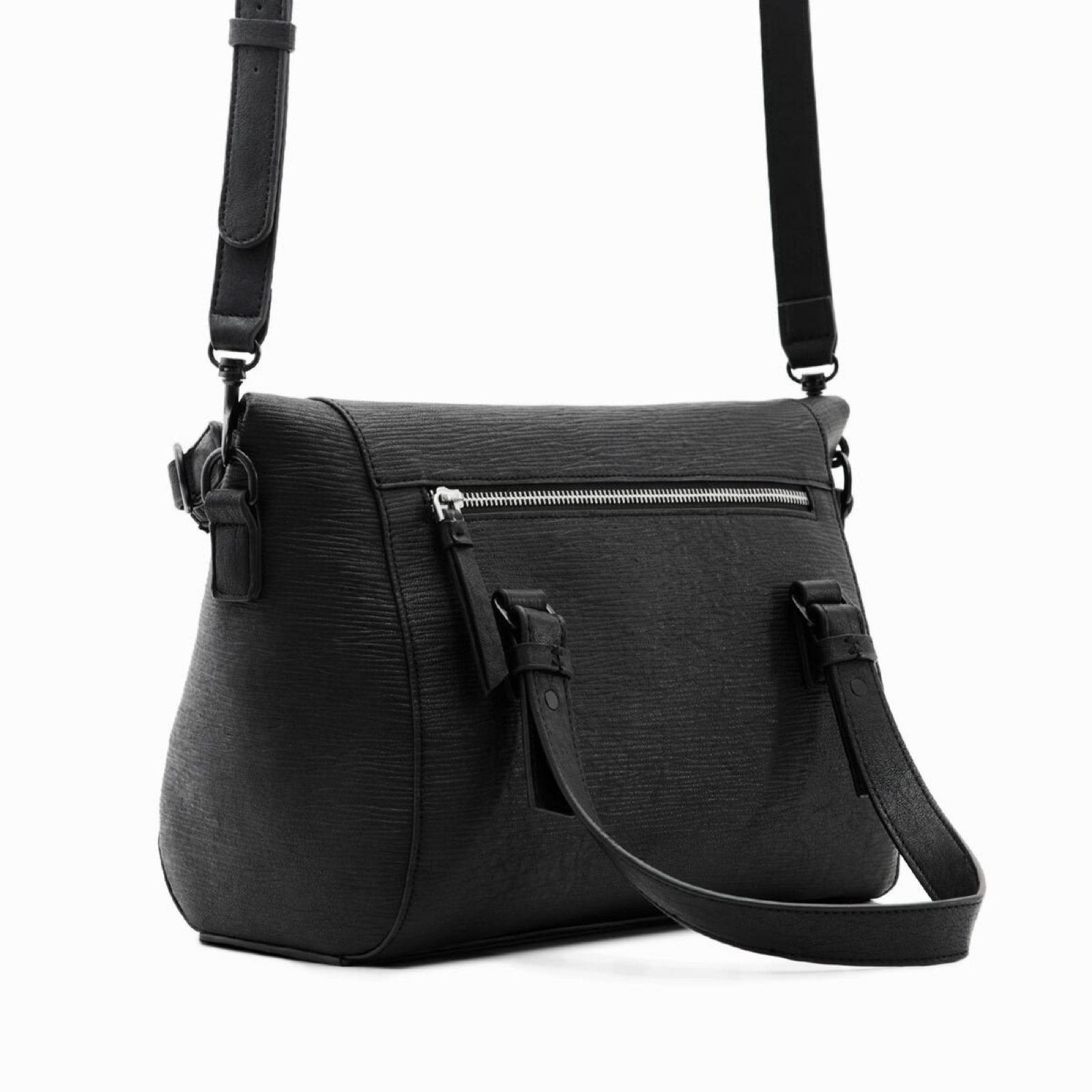 Дамска черна чанта Desigual 23SAXP84 2000U Back View