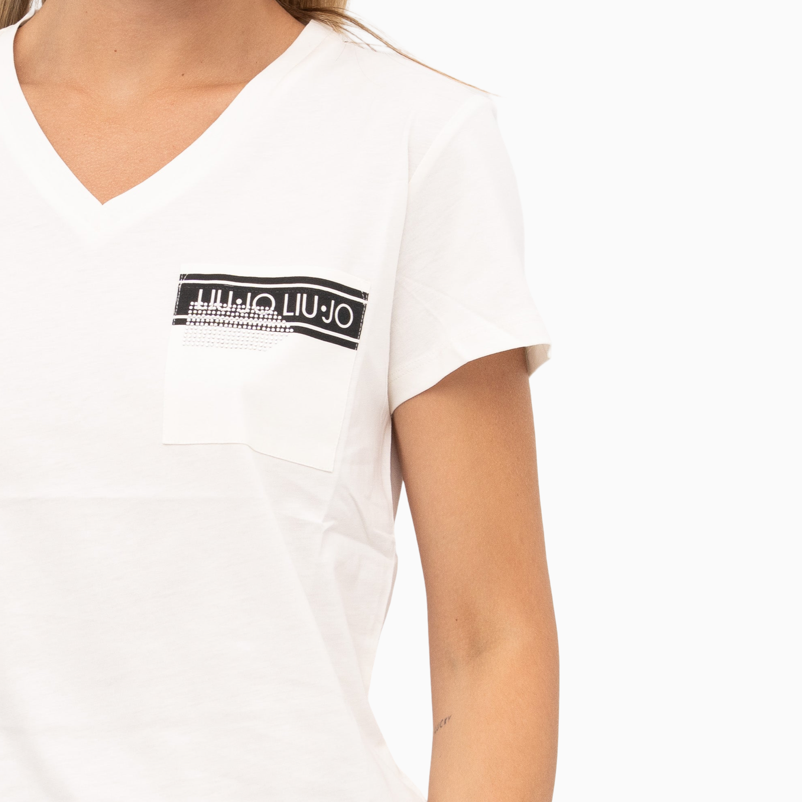 Дамска тениска Liu Jo Women T-shirt TF5167 JS923 Close-Up