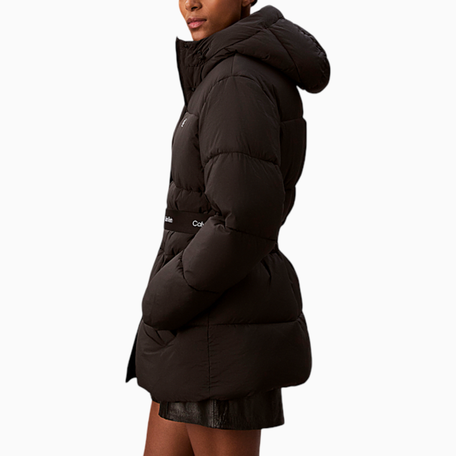 Дамско черно яке Calvin Klein Jeans Women Jacket LV047D507G Side View