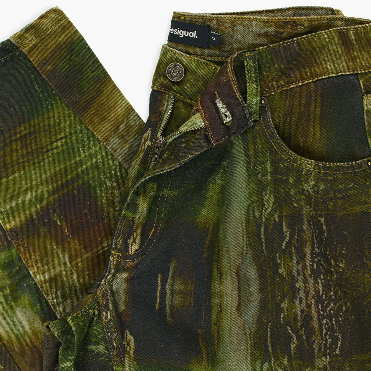 Дамски панталони Desigual women’s trousers 26WWPW04 4086 Close-up