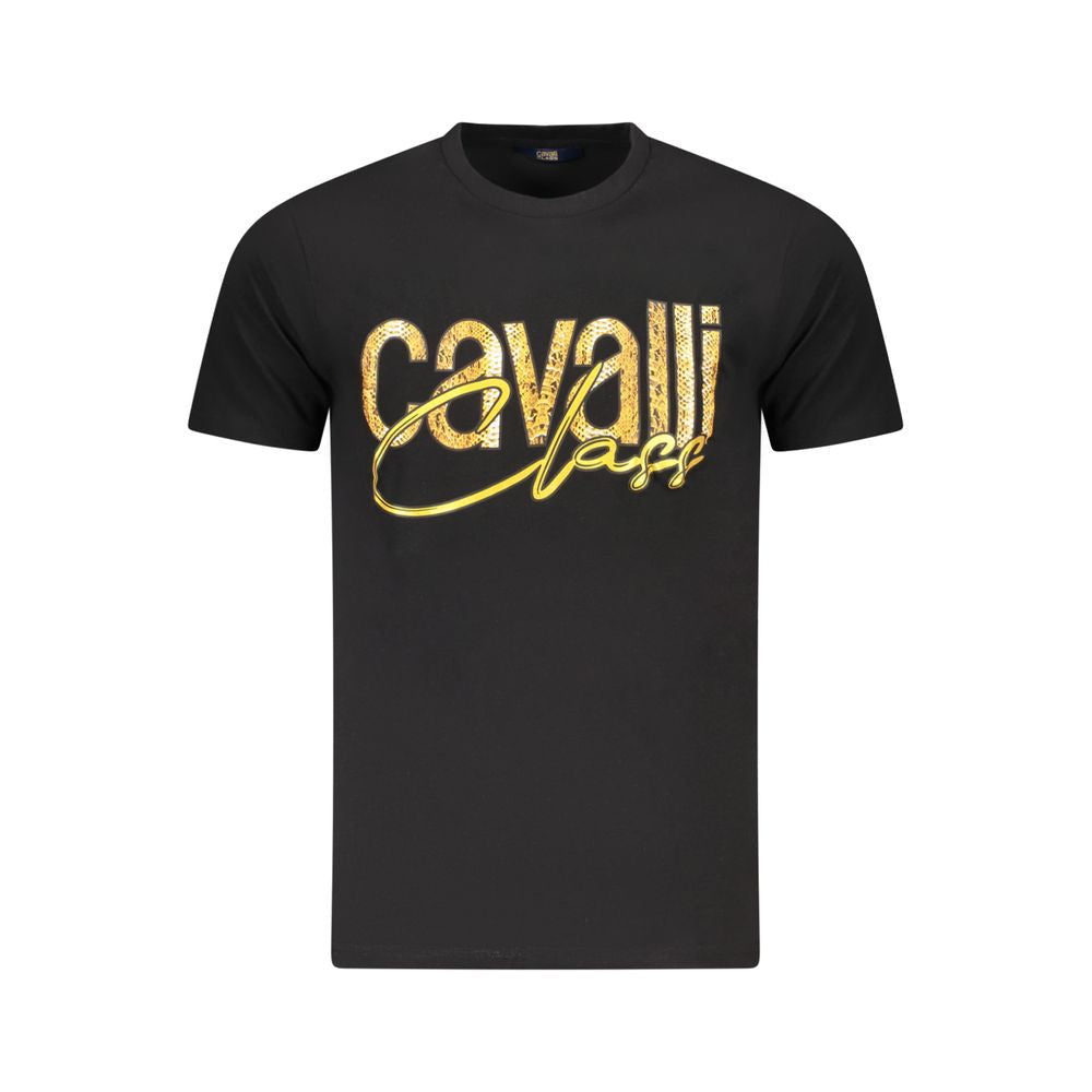 Мъжка тениска Men's t-shirt Cavalli Class
TXT61M JD060 05051 Black front view