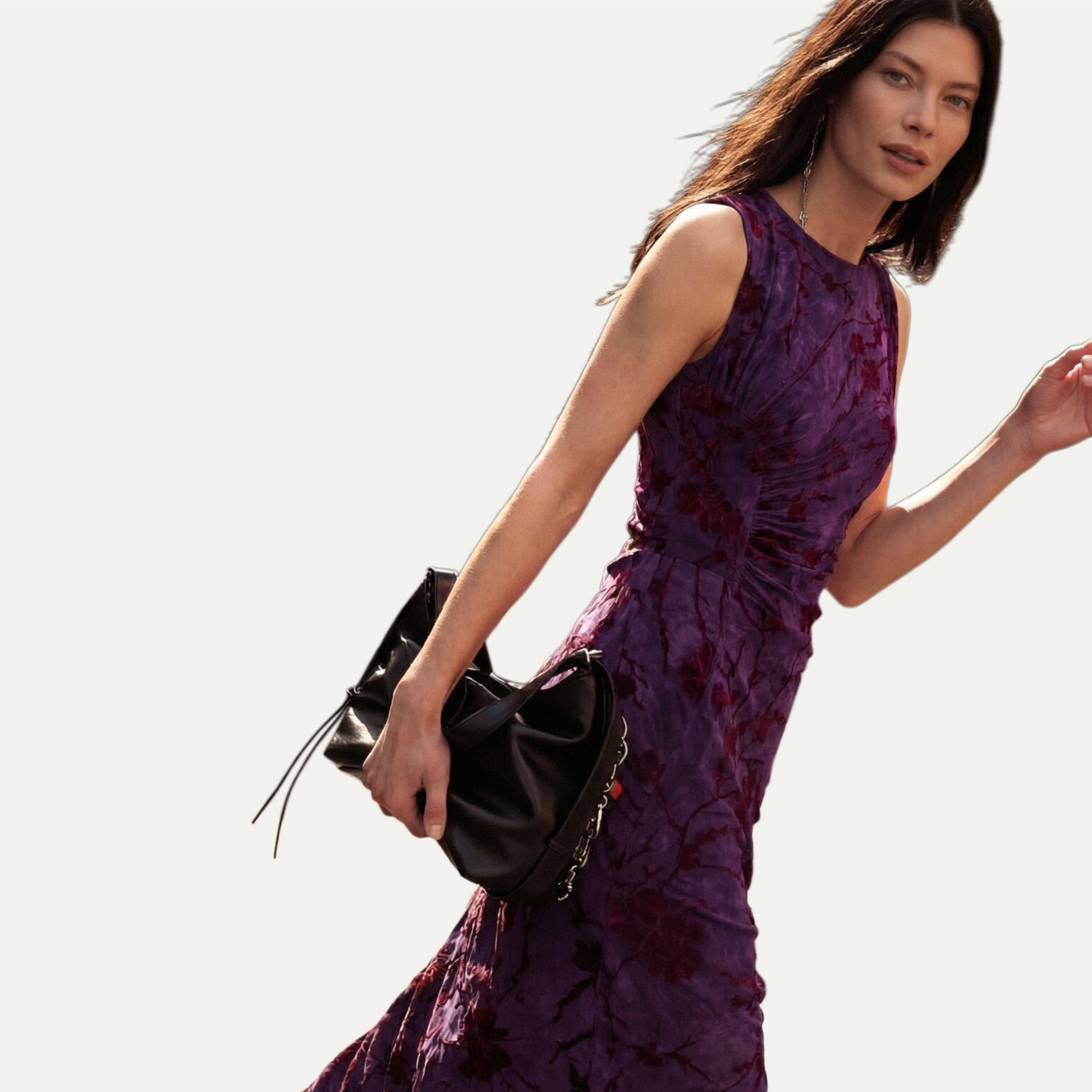 Лилава дамска рокля Desigual women’s dress 25WWVK33 3028 Side view