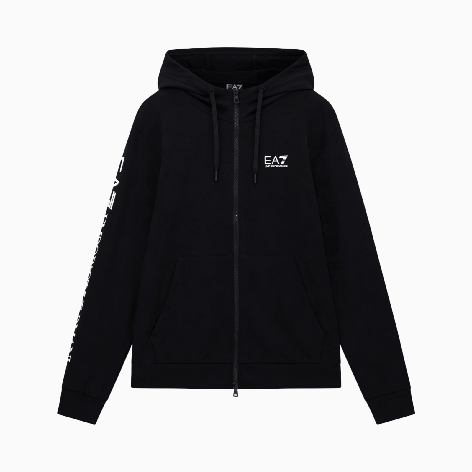 Мъжки черен суичър EA7 Emporio Armani Men Sweatshirt 7M000568 AF13512 MC001 Front View