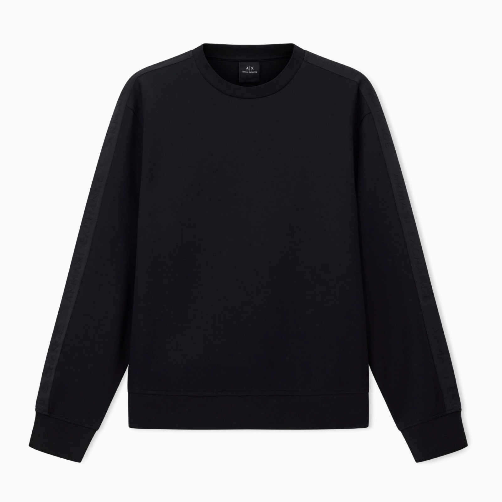 Мъжки черен пуловер Armani Exchange Men Sweater XM001296 AF10818 UC001 Front View