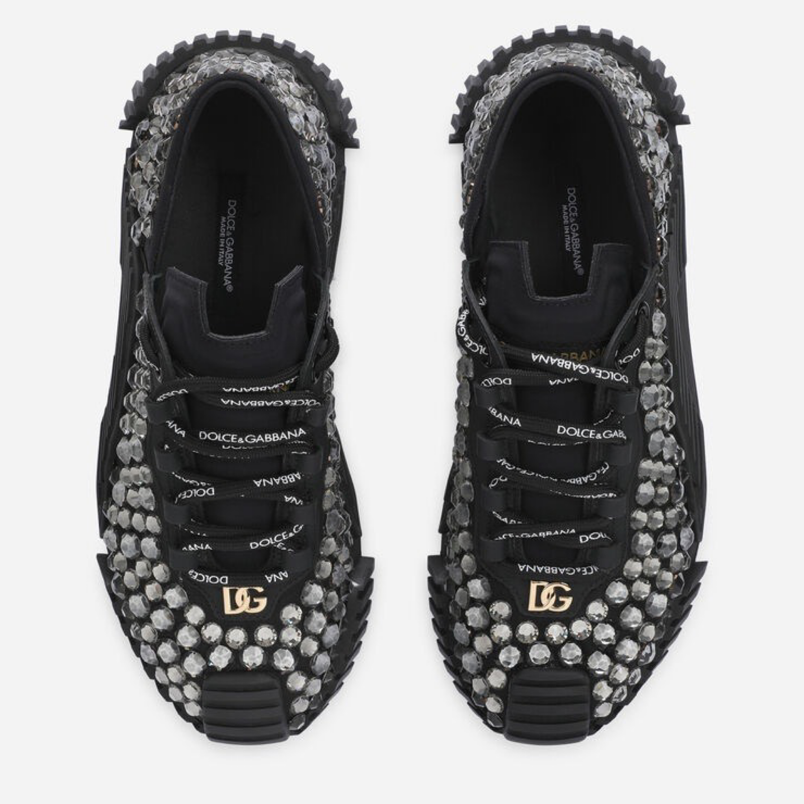 Dolce & Gabbana NS1 Embellished Women Sneakers CK2032 AY702 8S572 Top View