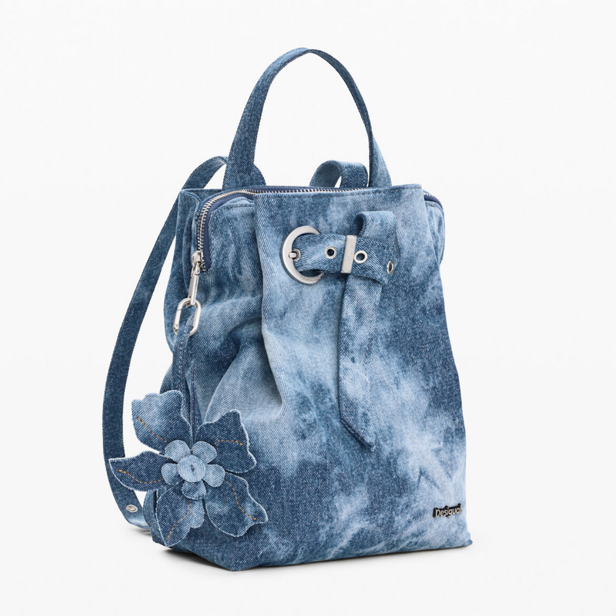 Дамска дънкова раница Desigual Women Rucksack 26WAKD05 5008 Side View