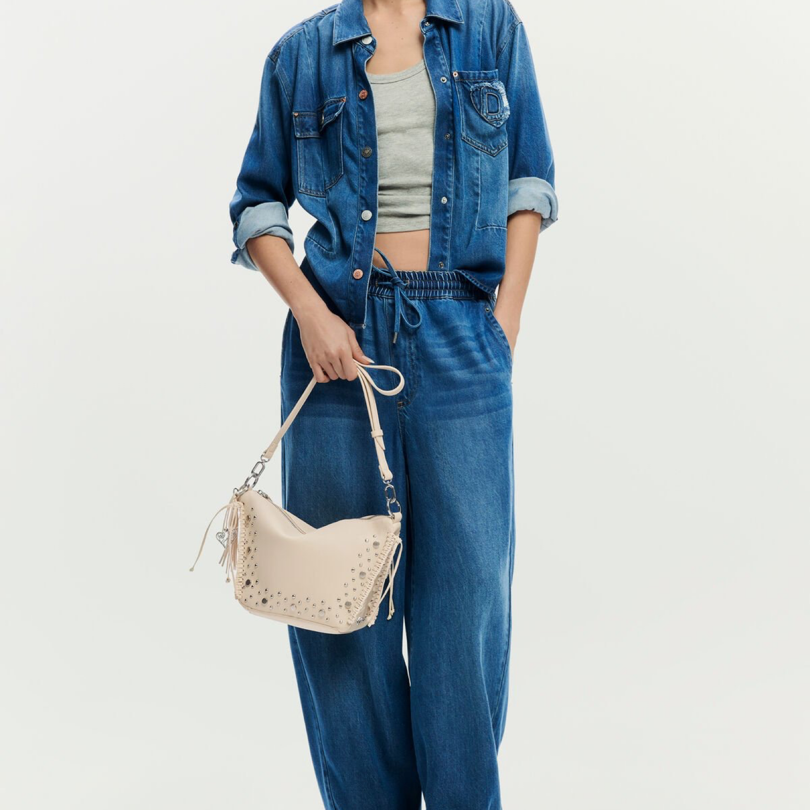 Дамска чанта Desigual Women Shoulder Bag 26SAXPAR 1008 Hand View