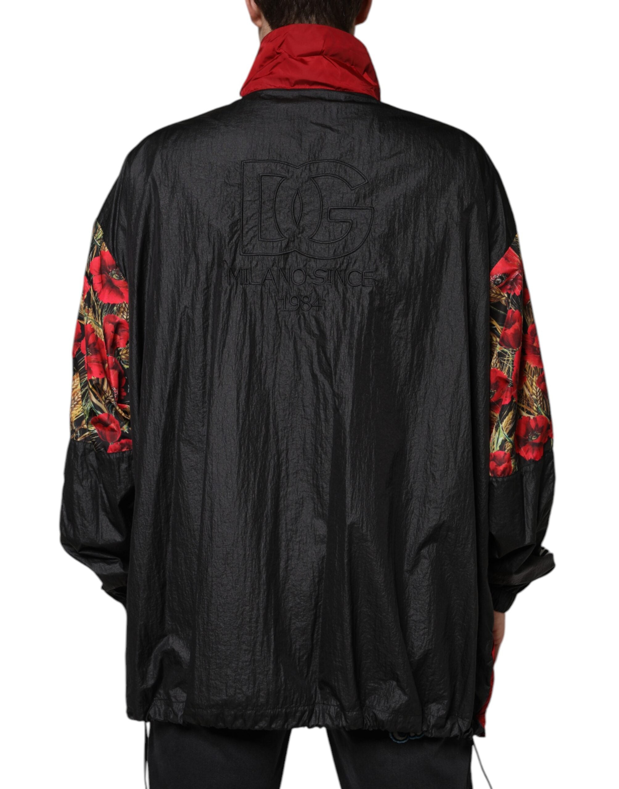 Dolce & Gabbana многоцветен пачуърк мъжки пуловер с пълен цип