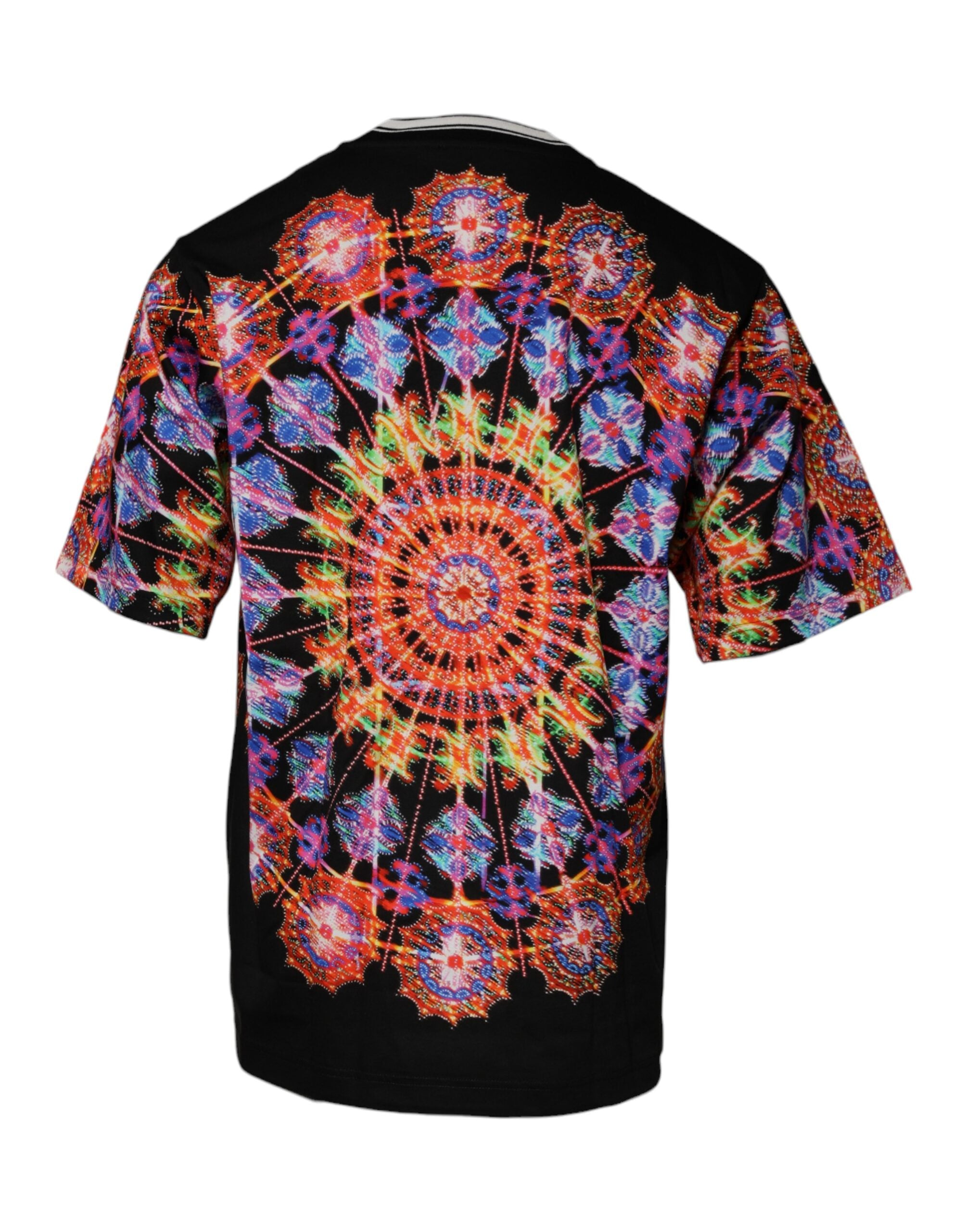 Мъжка тениска Dolce & Gabbana Multicolor Kaleidoscope с къси ръкави