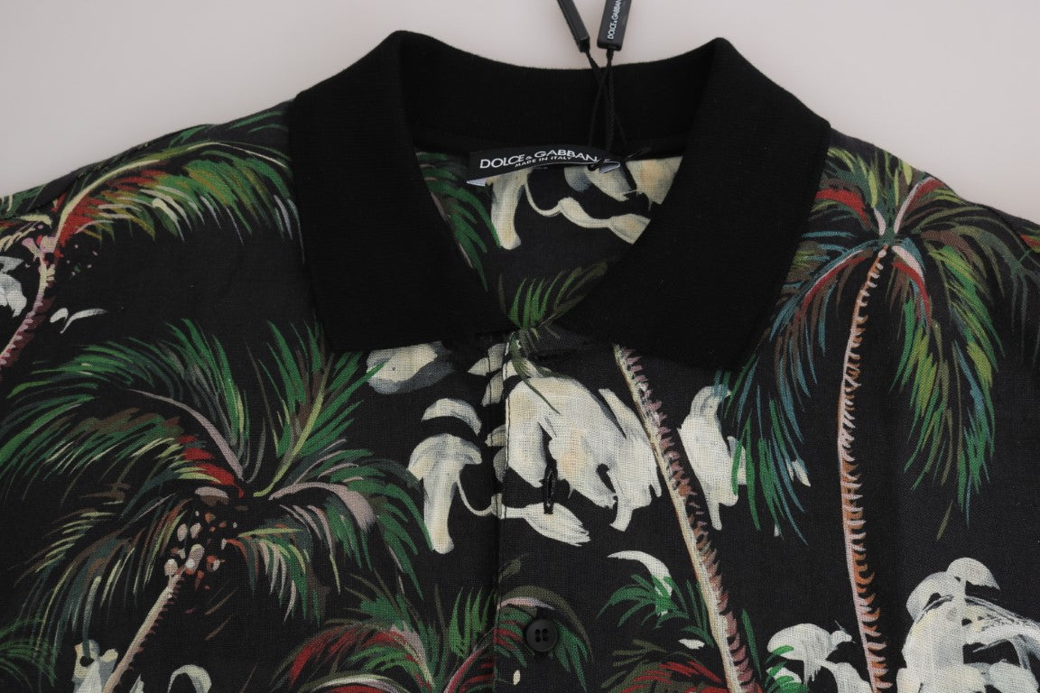 Dolce & Gabbana Сицилианска тениска с мотив на вулкан