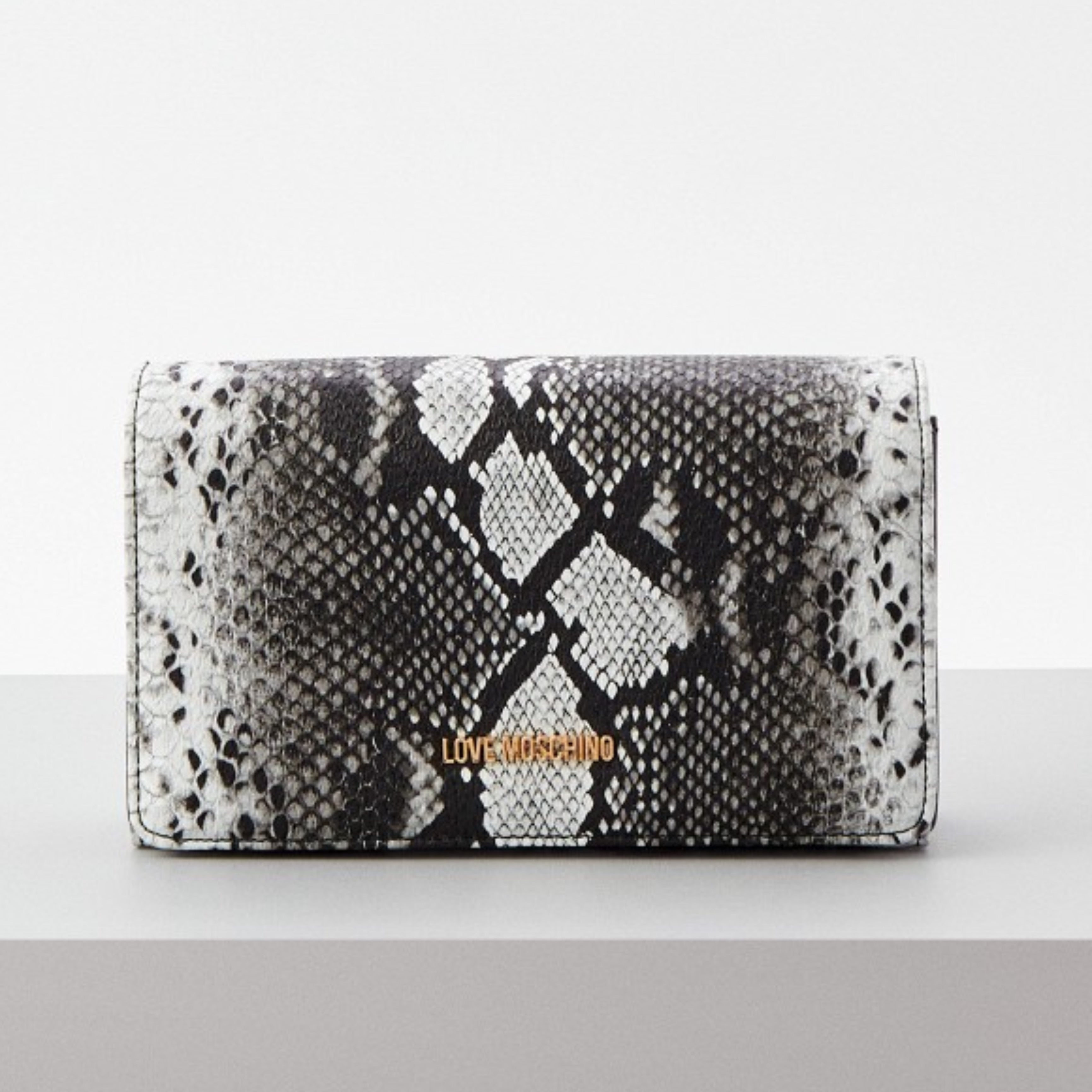 Дамска чанта Women’s crossbody bag Love Moschino JC4276PP0EKI0 Snake effect front view