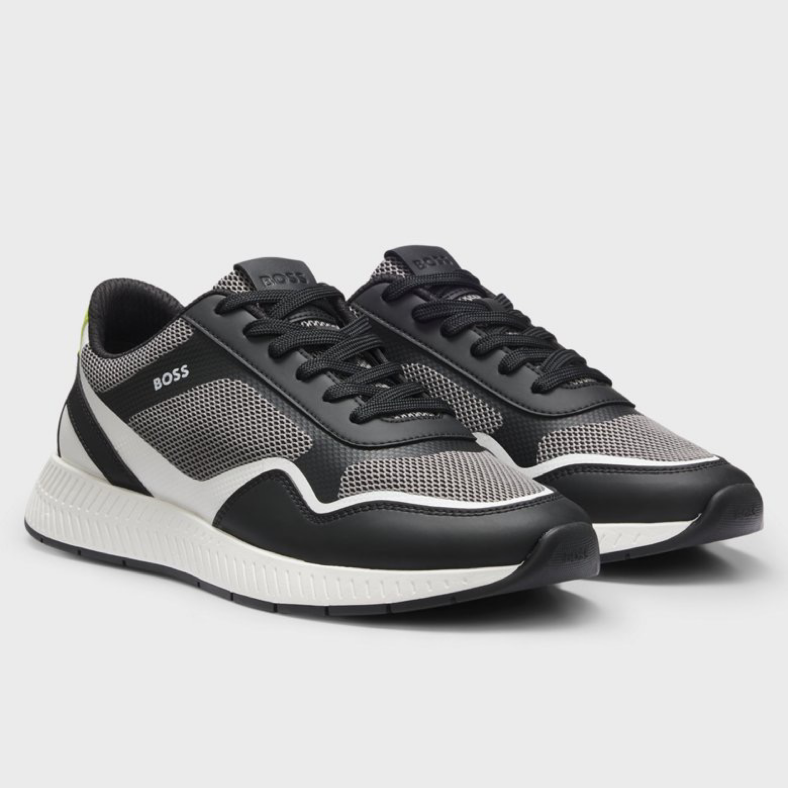 Мъжки маратонки Boss Men Sneakers Titanium Runn 50568928 015 Lateral View