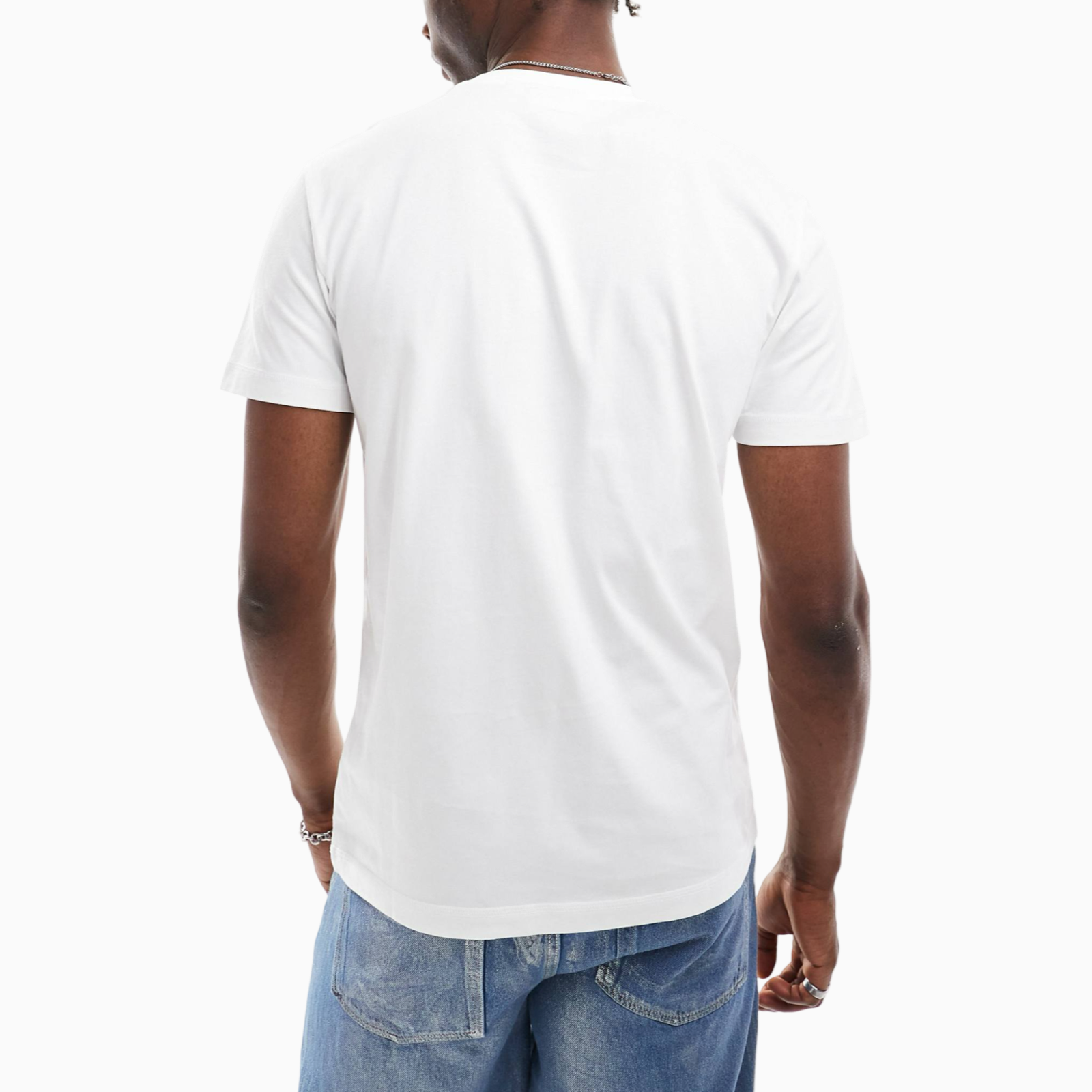 Мъжка бяла тениска Calvin Klein Jeans J30J325649