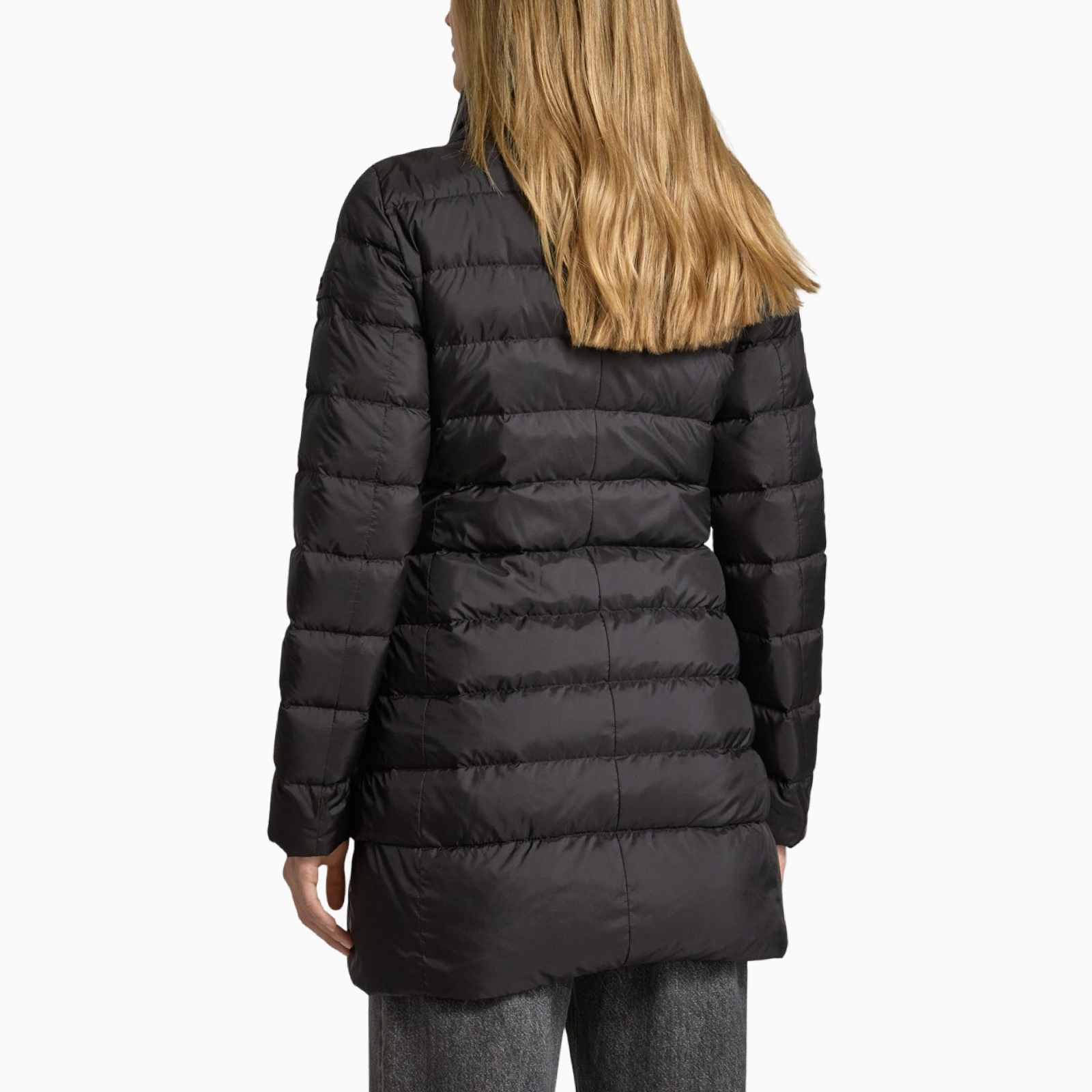 Дамско черно дълго яке Peuterey Women Jacket PED545601181967 Back View