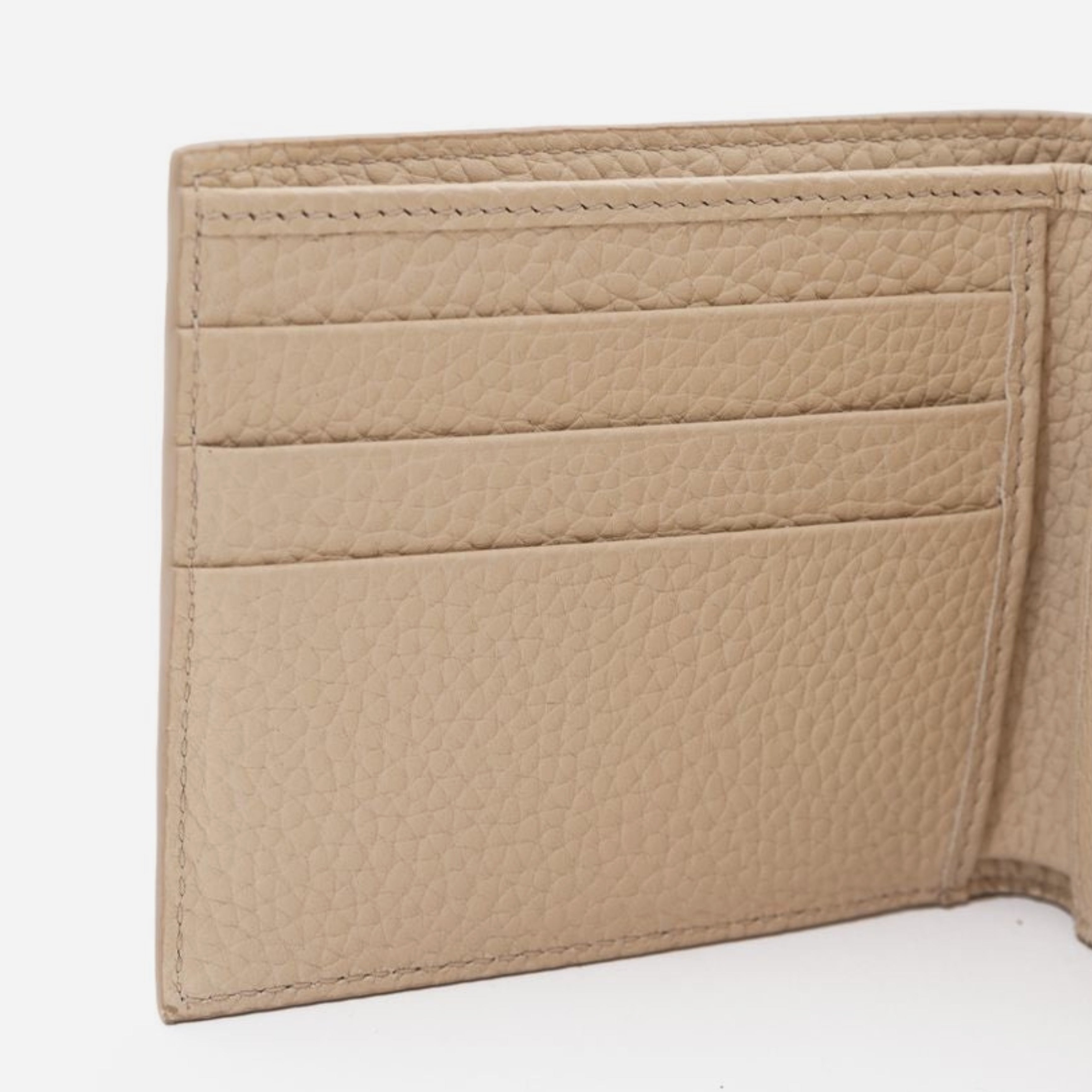 Мъжки луксозен бежов портфейл от еленова кожа Dolce & Gabbana Men’s Beige Deer Leather Luxury Wallet