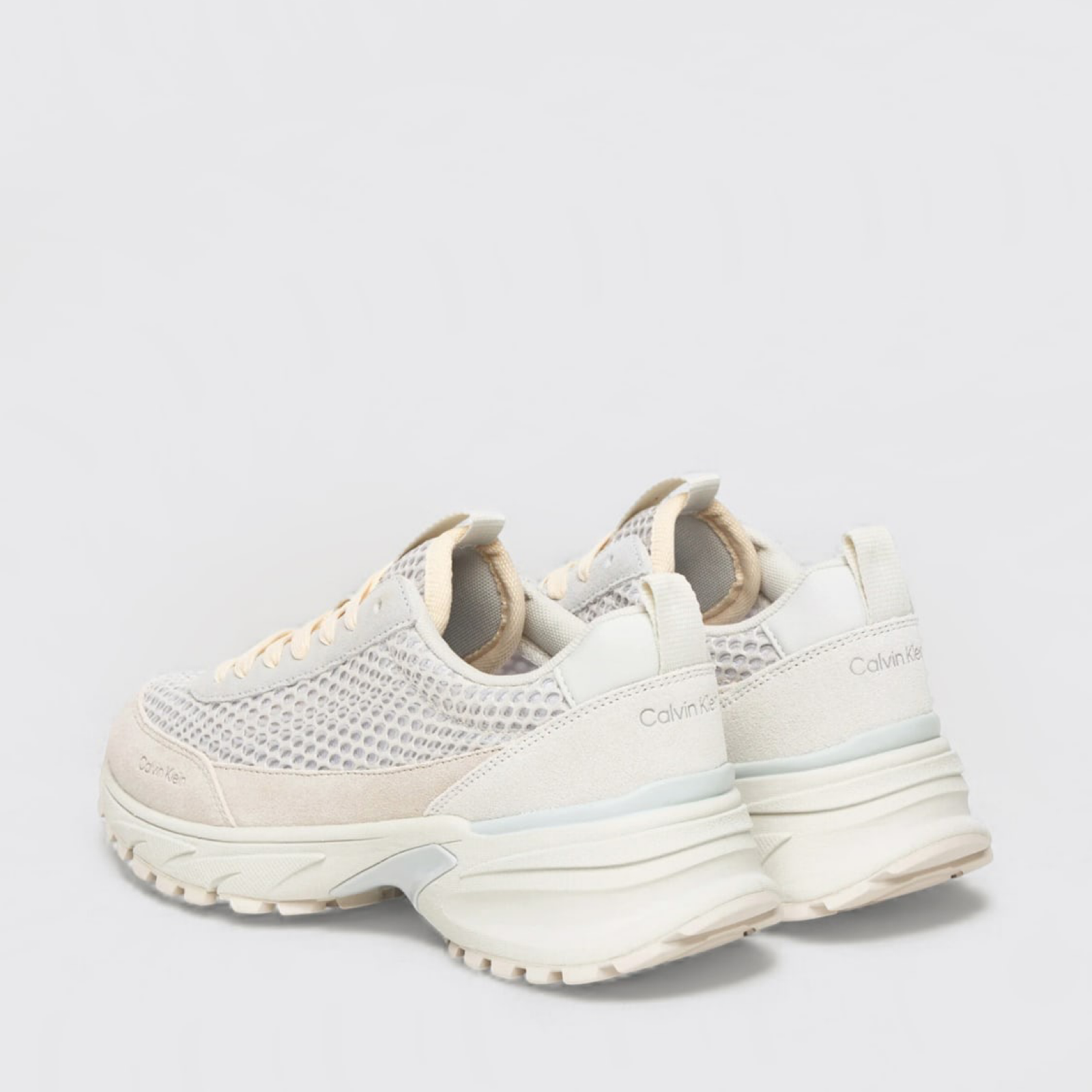 Дамски маратонки Calvin Klein Jeans Women Sneakers YW0YW02030 Z01 Heel View