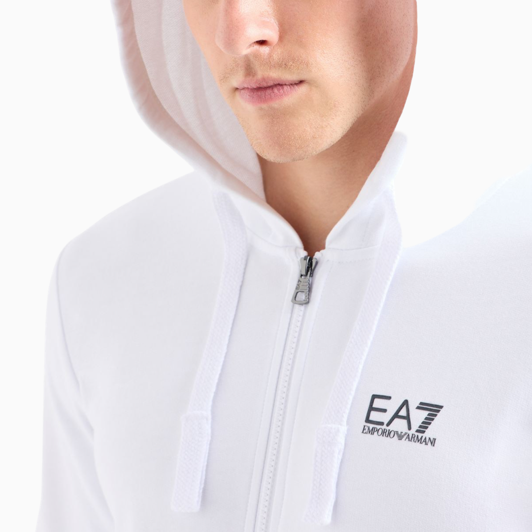 Мъжки бял суитшърт EA7 Emporio Armani 8NPP53 PJ05Z
